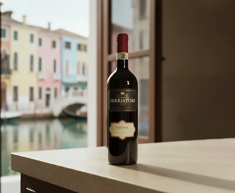 vino rosso in bottiglia 